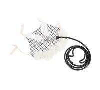 ARTSEWPLY Arnés para Conejos de Exterior Chaleco Cómodo de Tela Suave Tamaño S Negro y Blanco para Paseo Diario Mascotas Pequeñas