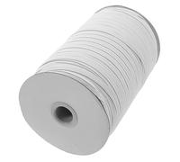 ARTSEWPLY Banda Elástica Trenzada Blanca Resistente y Flexible para Costura Manualidades y Pulseras Cinta Elástica para Proyectos DIY y Packaging