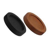 ARTSEWPLY Bandeja Soporte para Molinillo de Pimienta y Sal de Madera Maciza Base Antideslizante 2 Piezas 57 CM Colores Negro y Antiguo Organizador Compacto para Utensilios de Cocina