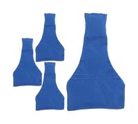 ARTSEWPLY Banderines de Penalti para Árbitro de Fútbol 4 Piezas Nylon Azul Vibrante Bolsas de Frijoles Portátiles para Partidos y Entrenamientos Recreativos