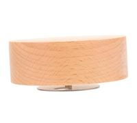 ARTSEWPLY Base De Caja Musical Artesanal Giratoria De Madera Maciza 100 Mm, Accesorio DIY Superficie Lisa y Bordes Redondeados, para Manualidades y Decoración De Escritorio, Pieza De Repuesto Estable