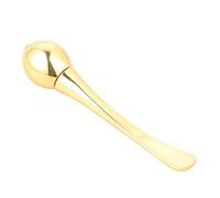 ARTSEWPLY Bastón De Masaje Para Ojos De Metal Dorado Herramienta De Cuidado Piel Masajeador Para Crema De Ojos Diseño Único Para Mejorar La Absorción y Circulación Sanguínea Portátil