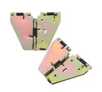 ARTSEWPLY Bisagra Tipo Ala Grande de Hierro 180° Resorte de Bloqueo, 2 Piezas para Mesa Plegable de Comedor y Escritorio Abatible, Accesorio Duradero para Muebles y Estantes Plegables