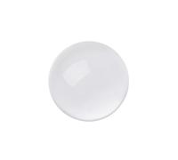 ARTSEWPLY Bola de Cristal de Feng Shui para Meditación y Malabarismo de Cristal Blanco Esfera Sólida Adecuado para Fotografía y Colección