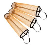 ARTSEWPLY Bolsa de Malla de Nylon para Recoger Balones de Tenis 3 Unidades Amarilla Bolsa Colgante de Almacenamiento Grande para Balones de Golf y Béisbol Accesorios de Tenis para Mujer