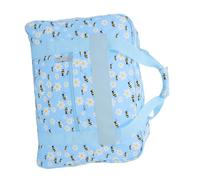 ARTSEWPLY Bolsa para Máquina de Coser Portátil Azul con Múltiples Diseño Colgante Ahorrador de Espacio Tela Oxford Resistente y Estructura con Trolley para Viajes y Organización de