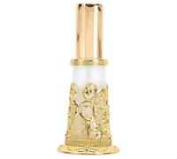 ARTSEWPLY Botella de Perfume Spray de 30 Ml de Estilo Loto en Color Dorado para Aceites Esenciales Frasco Vintage de Oriente Medio Adecuado para Decoración y Uso Portátil en Hogar y Viaje