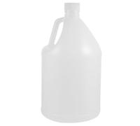 ARTSEWPLY Botella de Plástico Transparente Blanca de 4 litros (1 Galón) con Tapa y Asa, Contenedor Portátil para Líquidos, Adecuado para Camping y Actividades al Aire Libre Reutilizable