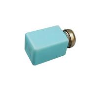 ARTSEWPLY Botella Dispensadora Antiestática con Bomba Tapa Metálica Acero Inoxidable para Removedor de Esmalte y Maquillaje Azul