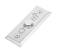 ARTSEWPLY Botón de Salida para Sistema de Control de Acceso Placa de Pared de Acero Inoxidable Estrecha Interruptor de Timbre para Puertas Resistente y Práctico Adecuado para Oficinas y