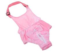 ARTSEWPLY Braguita Higiénica para Perros Hembra en Celo, Pañal Reutilizable Talla M Color Rosa, Pantalones Fisiológicos Transpirables y Ajustables, Protección Cómoda para Cachorros Pequeños