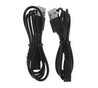 ARTSEWPLY Cable de Carga USB Conector en Forma de 8 Material de Goma y Cobre 2 Piezas Alta Conductividad y Resistencia al Calor para Afeitadora Adecuado para Recortadoras y Afeitadoras