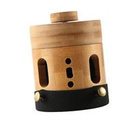 ARTSEWPLY Caja de Moxibustión sin Humo Antiescaldad para Masaje con Cono de Moxa Soporte de Bambú para Quemador Uso Abdomen Cintura y para Relajación y Cuidado Corporal