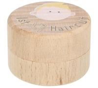 ARTSEWPLY Caja de Recuerdo y Función para Preservar Recuerdos en Madera Primer Corte de Pelo del Ñiño Diseño Adorable en Decoraciones y Regalos