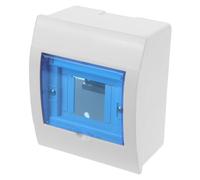 ARTSEWPLY Caja Eléctrica de Distribución Exterior de 4 Vías, Caja de Disyuntores de Plástico Resistente Lluvia para Protección de Circuitos Eléctricos, Tapa para Cuadro Eléctrico para Uso