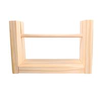 ARTSEWPLY Carrete de Lana de Madera Maciza Rotativo Soporte Auxiliar para Crochet Placa Base Grande para Almacenamiento de Hilo y Cordel Herramienta Práctica para Manualidades y Costura