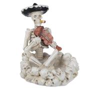 ARTSEWPLY Cenicero Decorativo de Resina con Resistente y Portátil para Mesa Terraza y Exterior Diseño Vintage para Halloween y Viajes