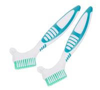 ARTSEWPLY Cepillo de Limpieza Portátil para Caparazón de Tortuga Acuática, Doble Cara, Material Plástico Duradero, Tamaño Mini, Uso en Acuarios, Adecuado para Tortugas Pequeñas, Pack de 2