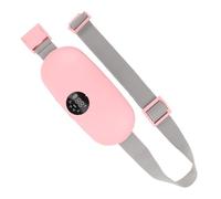 ARTSEWPLY Cinturón Calefactor Menstrual Recargable con Masaje para Cólicos, Diseño Delgado y Ligero, Material Silicona y Abs, Calentamiento Rápido para Uso Trabajo o Viaje