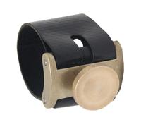 ARTSEWPLY Clip para Saxofón Alto de Metal y Pu Negro, Accesorio Estable y Fácil de Usar para Boquilla de Saxofón, Abrazadera Resistente para Instrumentos de Viento