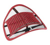 ARTSEWPLY Cojín Lumbar de Madera con Diseño Transpirable para Coche Soporte Ergonómico para Cintura Almohadilla Reusable para Asiento y Respaldo Alivio de Fatiga Conducción Prolongada