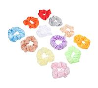 ARTSEWPLY Coleteros Led Para Mujer 12 Piezas, Gomas Pelo Luces, Cuerdas De Poliéster Multicolor, Resistentes Para Peinados Firmes Fiestas Nocturnas