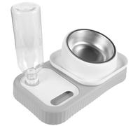 ARTSEWPLY Comedero y Bebedero Perros y Gatos Diseño Inclinable para Protección Cervical Resistente y Fácil de Limpiar Capacidad y Compacto para Alimentación Conveniente