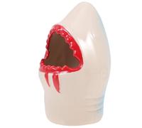 ARTSEWPLY Copa de Cóctel de Cerámica Artesanal Forma de Tiburón, Taza Decorativa para Bebidas, Tamaño Cómodo para Uso Doméstico y Bar, Vaso Único Resistente y Fácil de Limpiar