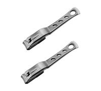 ARTSEWPLY Cortaúñas Profesional de Acero Inoxidable Diseño Ergonómico y Cabezal Giratorio 360°, Pack de 2 Piezas para Manicura y Pedicura en Casa o Viaje