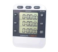 ARTSEWPLY Cronómetro Deportivo Digital Pantalla de 3 Líneas Temporizador de Cuenta Regresiva y Memoria Multifuncional para Cocina y Entrenamiento sin Batería Portátil y Ligero