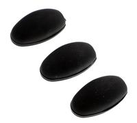 ARTSEWPLY Cubierta Protectora para Llave Lateral de Saxofón, 3 Piezas de Caucho Negro, Fácil de Limpiar y Reemplazar, para Accesorios de Instrumento