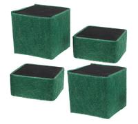 ARTSEWPLY Cubos Filtrantes para Acuario 4 Piezas 2 Pequeños 2 Grandes Carbón Activado Filtro Purificador para Peceras de Agua Dulce y Salada Repuestos para Tanque Filtración Mecánica y