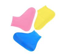 ARTSEWPLY Cubrezapatos Desechables de Látex Rosa Talla S, Impermeables, Antideslizantes y Elásticos, para Lluvia, Nieve y Actividades al Aire Libre como Senderismo y Camping