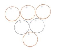 ARTSEWPLY Cuerdas de Guitarra Acústica Tono Brillante Juego de 6 de Acero al Carbono y Mejor Agarre para Guitarra Folk para Punteo y Bending