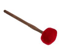 ARTSEWPLY de Fieltro para Cuenco Tibetano Meditación Palo de Madera para Cuenco Sonoro Accesorio de Lana Roja Mediano Adecuado para Yoga Relajación y Terapia de Sonido