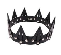 ARTSEWPLY Diadema de Cuero para Fiesta y Cosplay Accesorio para Disfraz de Reina Tocado Decorativo para Eventos y
