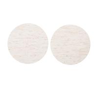 ARTSEWPLY Difusor de Luz Redondo para Lámpara de Foco 10 CM Pantalla de Tela Resistente a Altas Temperaturas Tono Suavizante Claro 2 Piezas para Iluminación del Hogar Segura y Decorativa