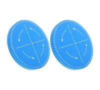 ARTSEWPLY Disco Kumihimo para Tejer Pulseras de Amistad 2 Piezas Tablero Redondo y Cuadrado 72 Ranuras Reforzadas Herramienta Portátil para Kit DIY de Trenzado y Manualidades