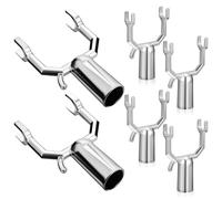 ARTSEWPLY estacas de Soporte para árboles frutales 6pcs aleación de Aluminio Plata para árboles jóvenes en huertos y Jardines Soporte Estable y Resistente al Desgaste