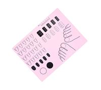ARTSEWPLY Estera de Manicura Acrílica Herramienta de Entrenamiento de Práctica y Personal Flexibilidad Aprendizaje