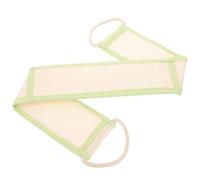 ARTSEWPLY Estropajo Exfoliante de Lufa Natural para Espalda Correa 1 Unidad Color Borde Verde Corporal para y Baño Exfoliante para y Mujeres