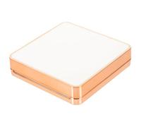 ARTSEWPLY Estuche de Base de Maquillaje Vacío con Esponja de Plástico y Espejo, Fácil de Abrir y Cerrar, Adecuado para Uso al Aire Libre y Viajes