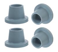 ARTSEWPLY Fundas para Patas de Silla de Ducha 4 Piezas Caucho Antideslizante 28,5 Mm Gris para Baño Hogar Hospital Protector Pie Silla Ducha