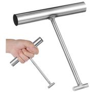 ARTSEWPLY Gancho para Tapas de Alcantarilla de Inoxidable Elevador Resistente y Portátil Multifunción para Abrir Arquetas y Puertas Enrollables