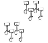 ARTSEWPLY Ganchos Giratorios Para Correa Perro Clips Metálicos Resistentes Con Cierre De Para Fijación Rápida Y Multifuncional Seguros Y Duraderos Para Diy Y Mascotas 4 Piezas*2