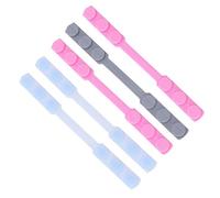 ARTSEWPLY Ganchos para Ajustables 5 Piezas, Hebilla de Extensión Antideslizante de Silicona, Reutilizables, Color Aleatorio, Protección Cómoda para Orejas, Uso de Tela