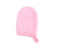 ARTSEWPLY Guantes Rosa de Lavado Facial de Algodón Poliéster Reutilizables Diseño Simple 3 Piezas para Limpieza y Desmaquillado Delicado del Rostro