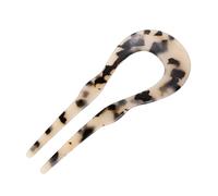 ARTSEWPLY Horquilla China en Forma de U Cabello Mujer Palillo para Pelo en Acetato Diseño Antideslizante Color 28 Gran Ola Carey Claro Accesorio para Peinados Tipo Moño Uso Diario y