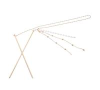 ARTSEWPLY Horquilla Chino Doble Cadena con Borlas Pasador de Pelo Vintage Resistente de Aleación para Mujeres y Niñas Accesorio Duradero y Práctico
