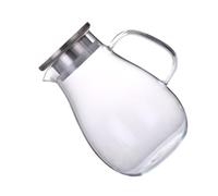 ARTSEWPLY Jarra de Vidrio Grande para Agua Fría y Jugos Tetera Práctica y Duradera para Cocina y Oficina Diseño Fácil Limpieza y Capacidad Amplia